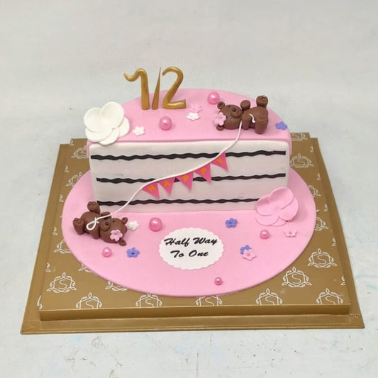 Half Birthday Delight Cake