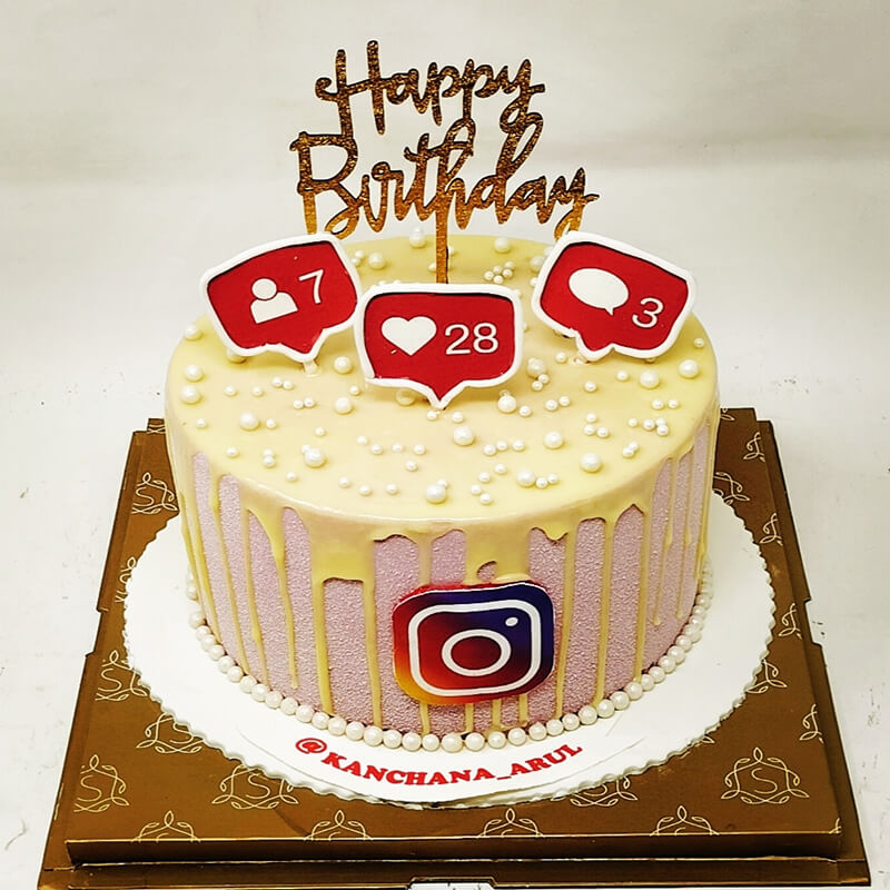 Instagram Lover's Cake