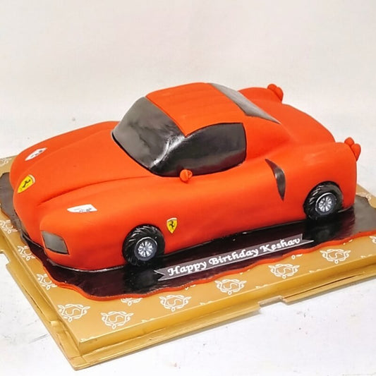 Red Ferrari Cake