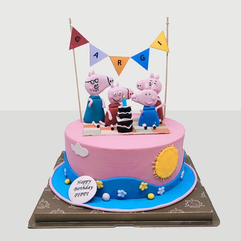 Peppa Family Cake