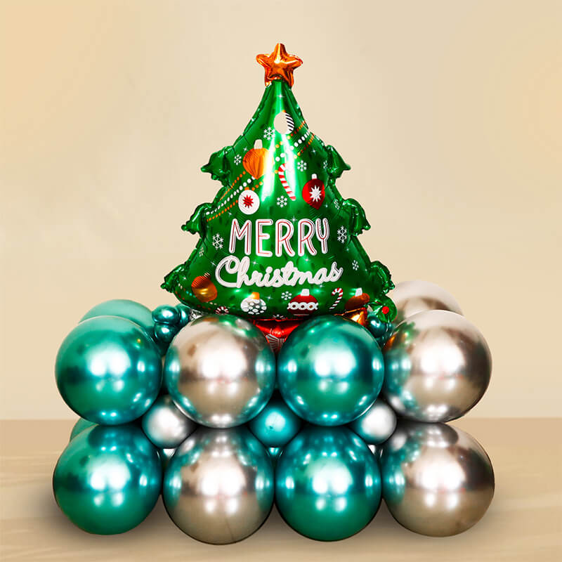 Merry Christmas Balloon Arrangement