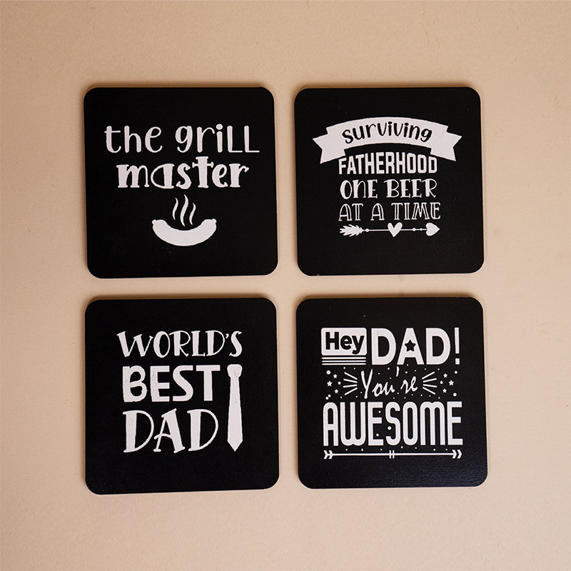 Coasters Father's Day- Set of 4P