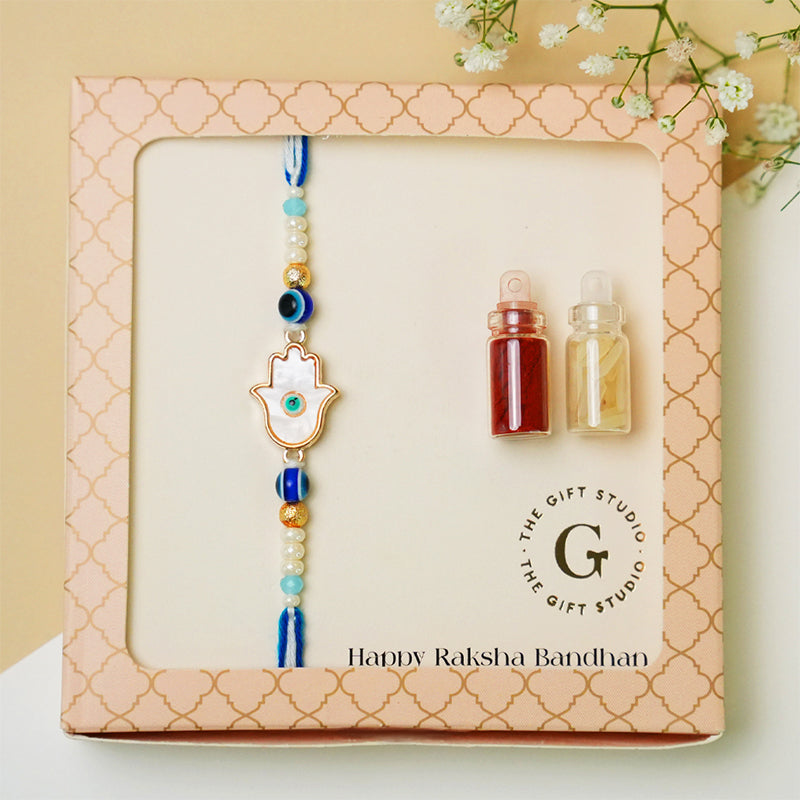 Evil Eye Humsa Rakhi