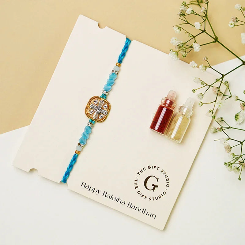 CZ Sky Rakhi - The Gift Studio