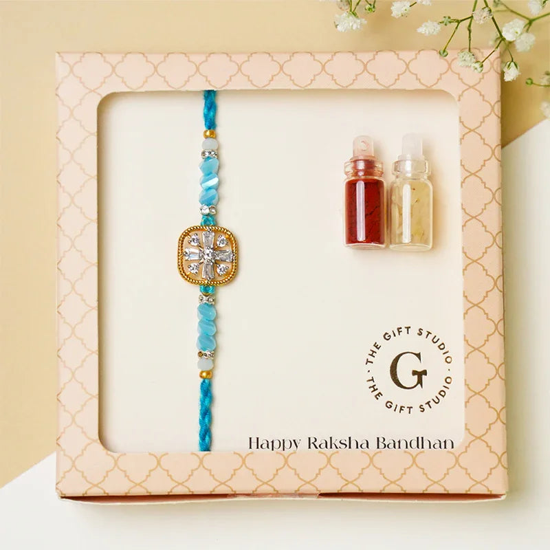 CZ Sky Rakhi - The Gift Studio
