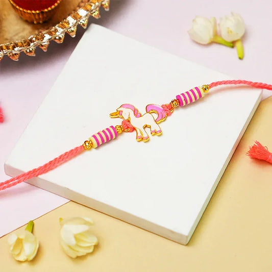 Unicorn Pink Rakhi - The Gift Studio