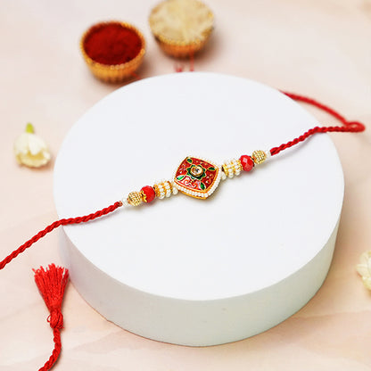 Meenakari Artisanal Rakhi