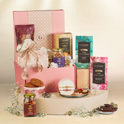 Set of 2 Rakhi Indulgence Hamper