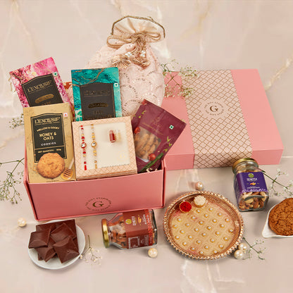 Set of 2 Rakhi Indulgence Hamper