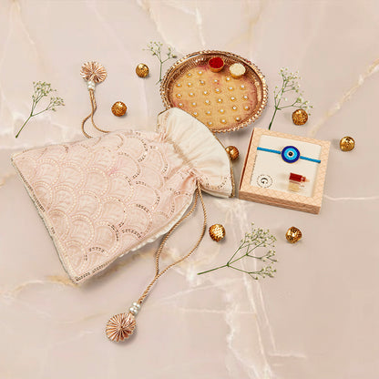 Beaded Rakhi Delights Hamper