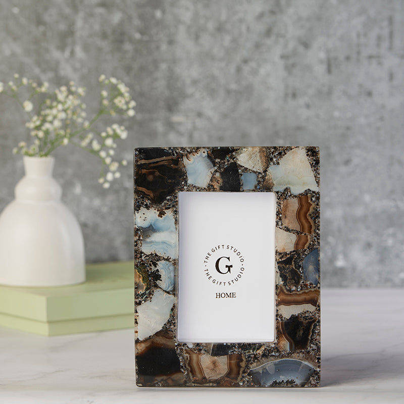 Grey Agate Photo Frame - The Gift Studio