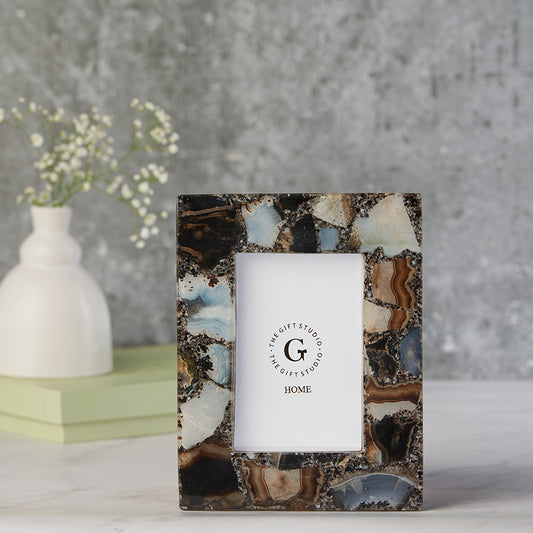 Grey Agate Photo Frame - The Gift Studio