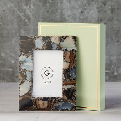 Grey Agate Photo Frame - The Gift Studio