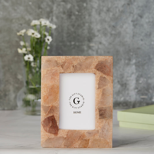 Peach Agate Photo Frame - The Gift Studio