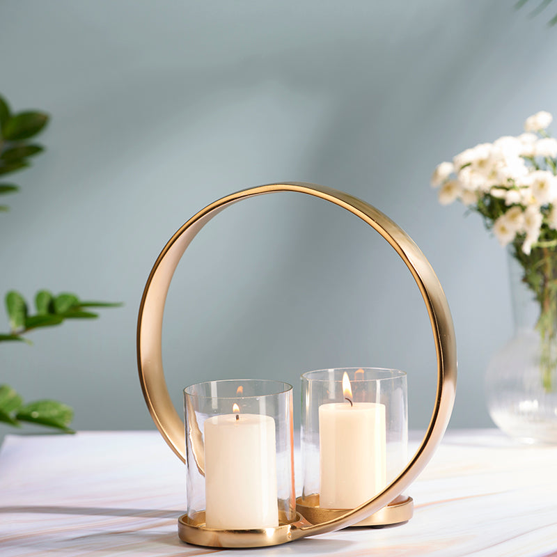 Twin Flame Candle Holder