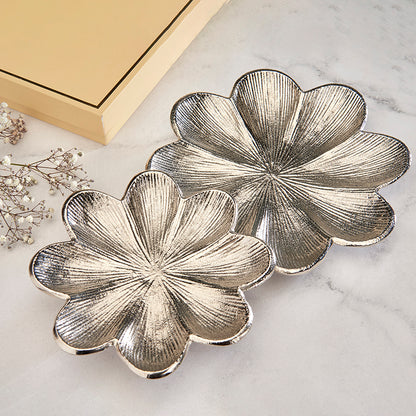 Floral Elegance Twin Platter