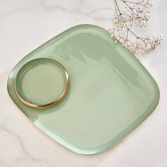 Sage Green Chip n Dip Set - The Gift Studio