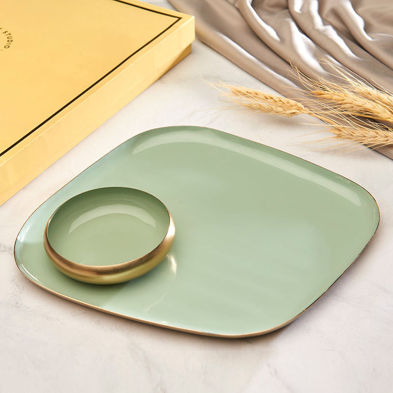 Sage Green Chip n Dip Set