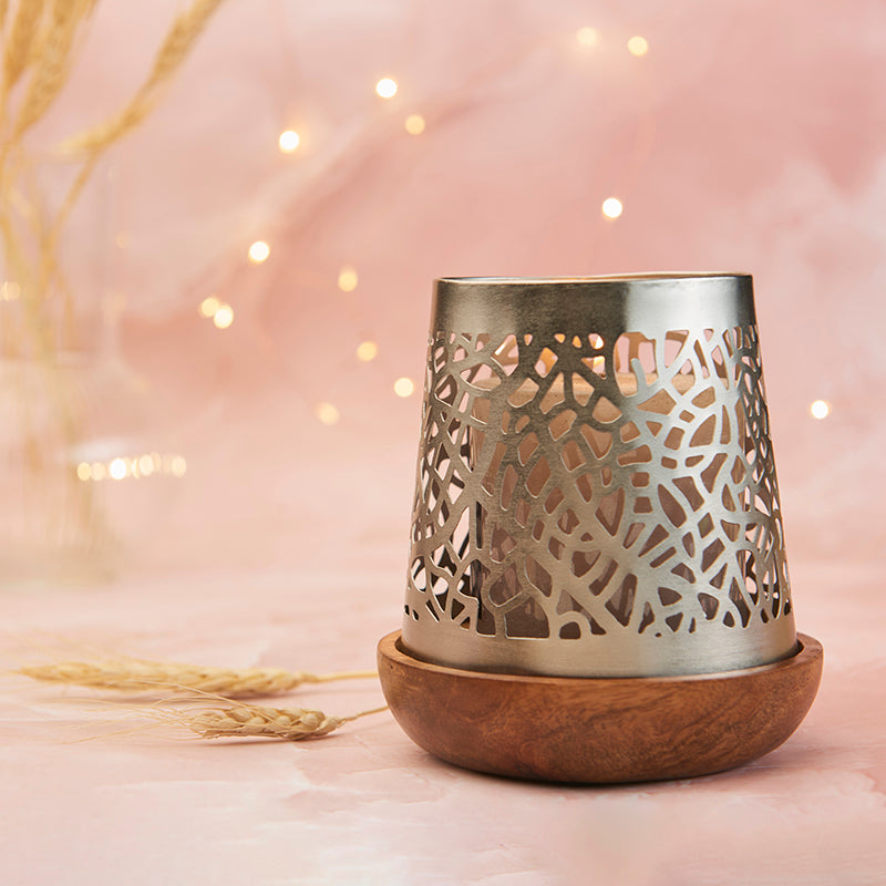 Rustic Radiance Candle Holder