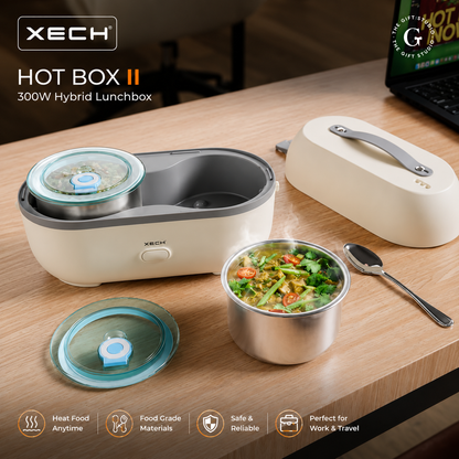 XECH Hot Box II – 300W Hybrid Lunchbox with TGS branding