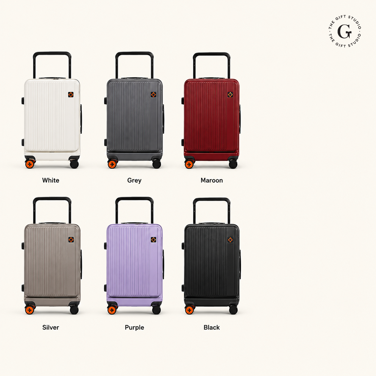 Nasher Miles branding 20* cabin small suitcase with TGS logo