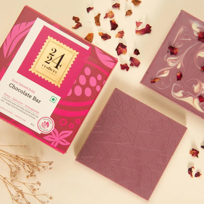 224 Rose Infused Ruby Chocolate Bar