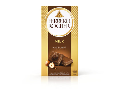 Ferrero Rocher Milk Hazelnut Chocolate Bar