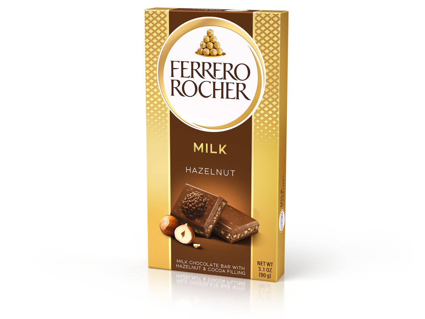 Ferrero Rocher Milk Hazelnut Chocolate Bar