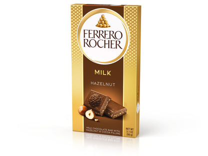 Ferrero Rocher Milk Hazelnut Chocolate Bar