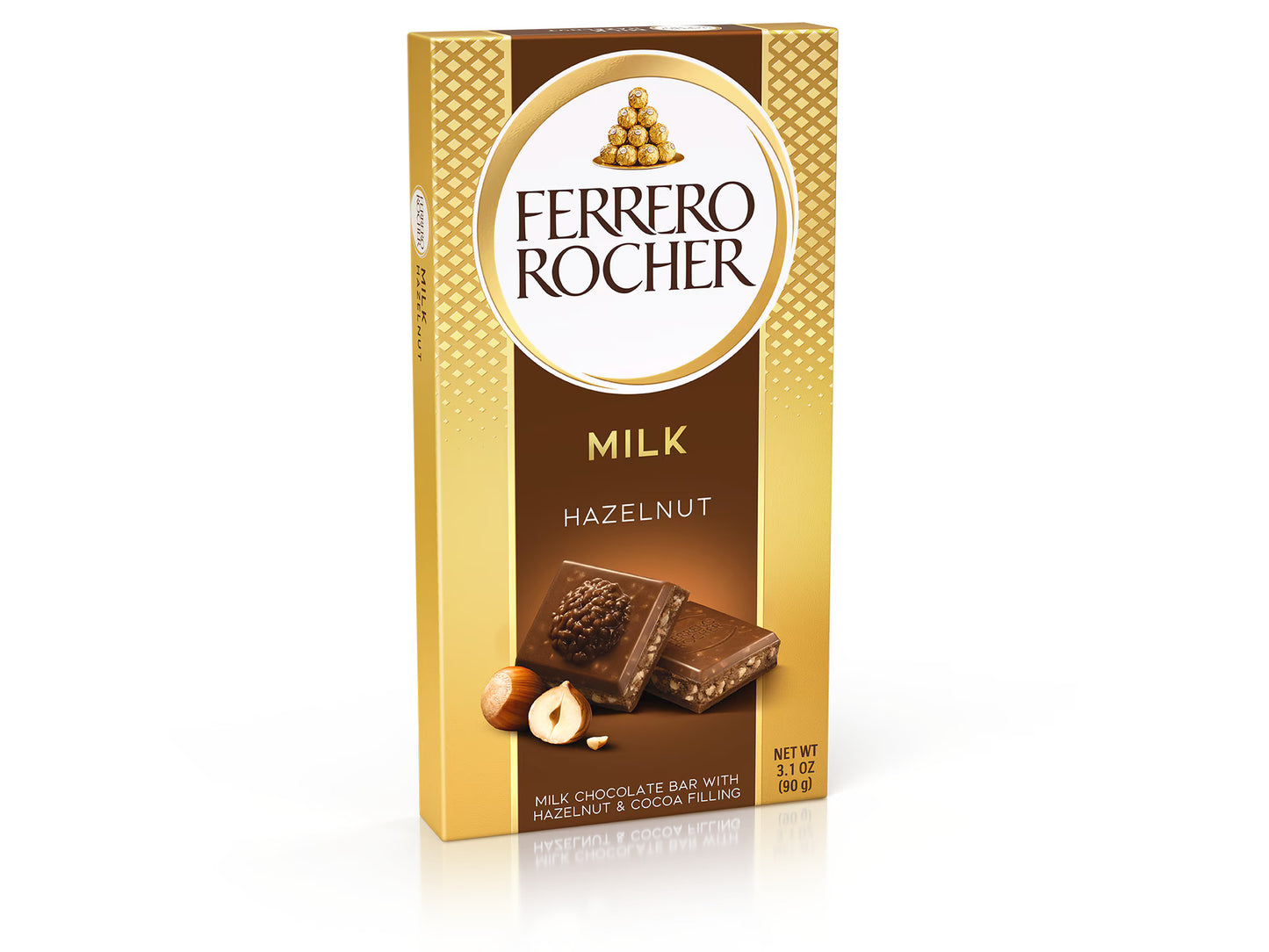 Ferrero Rocher Milk Hazelnut Chocolate Bar