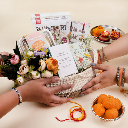 Festive Rakhi Hamper for Bhaiya Bhabhi