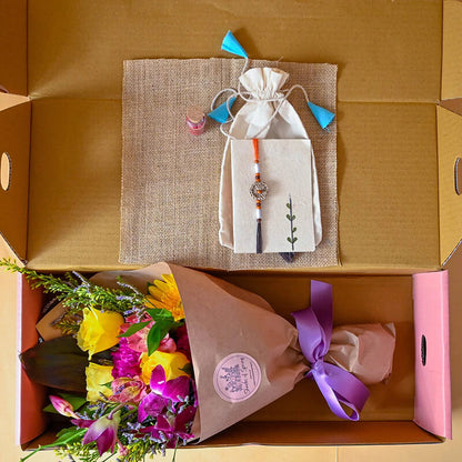 Mini Orchid Bloom Box - Rakhi