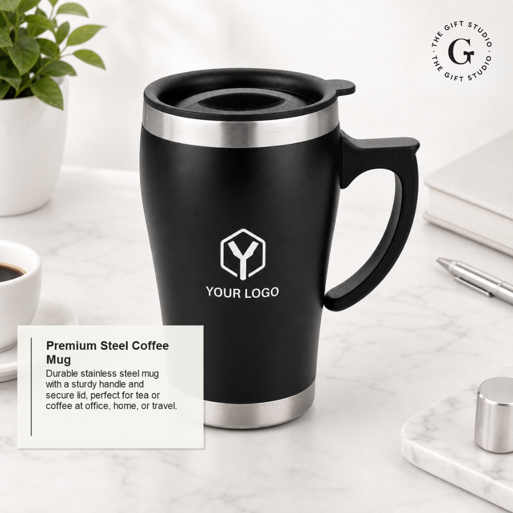 Premium Steel Coffee Mug