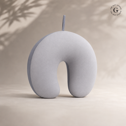 American Tourister memory foam Travel Comfort Neck Pillow with TGS branding logo.