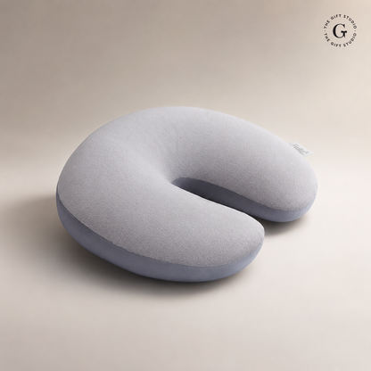 American Tourister memory foam Travel Comfort Neck Pillow with TGS branding logo.