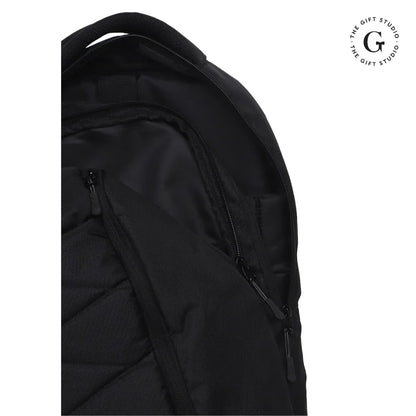 Black Jeff Max Backpack with TGS Logo and Jack & Jones Branding