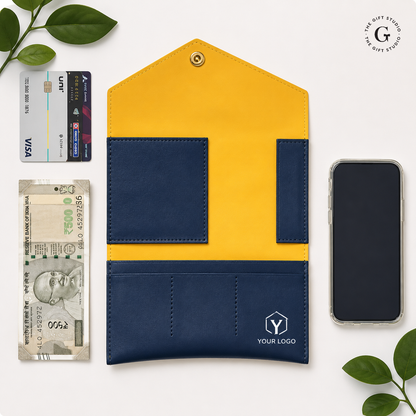 Seal Trifold Wallet for Women with TGS branding