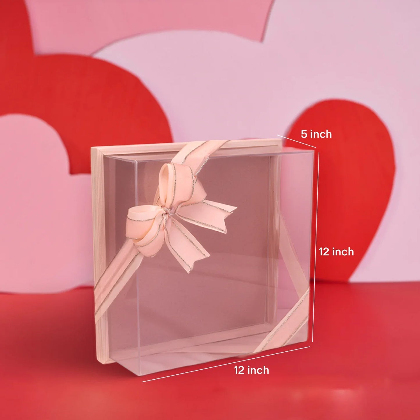 Exact dimensions and measurement of XOXO Treats Hamper Box