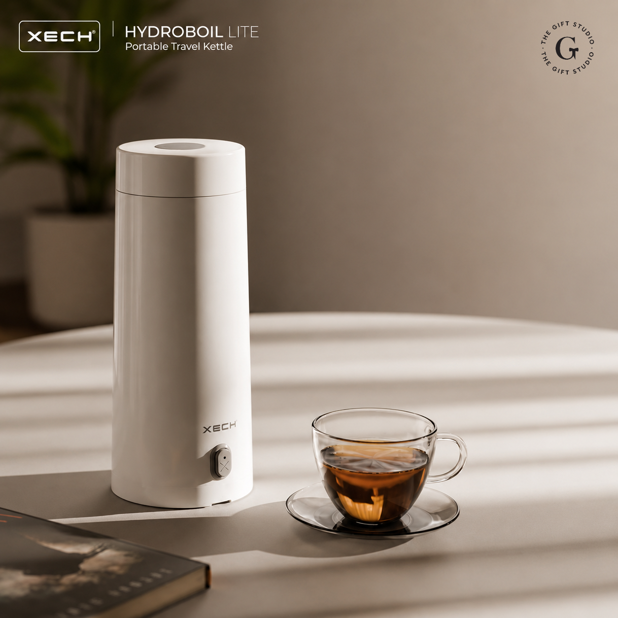 XECH Hydroboil Lite Portable Travel Kettle with Tgs logo branding