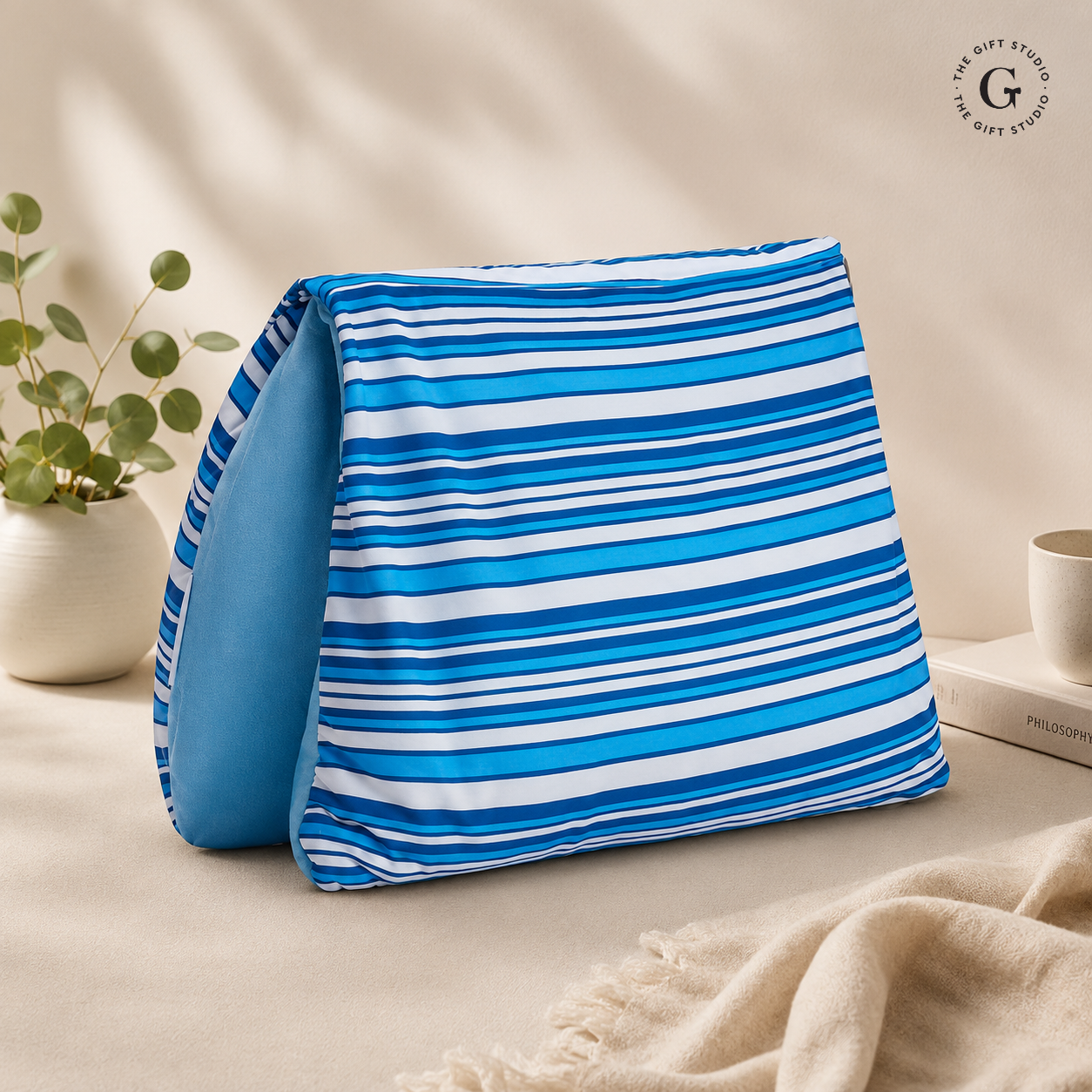American Tourister 2 in 1 comfort form Neck & Lumbar support Pillow with TGS logo brandig