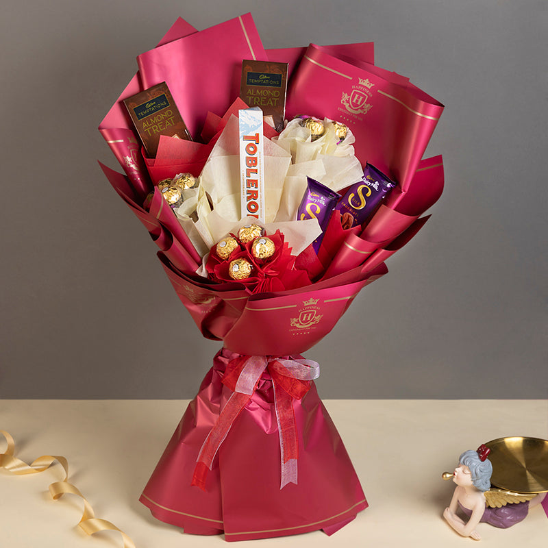 A Mix of Assorted Luxury Chocolates