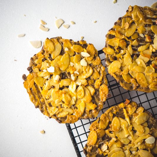 Almond Orange florentines 8pcs