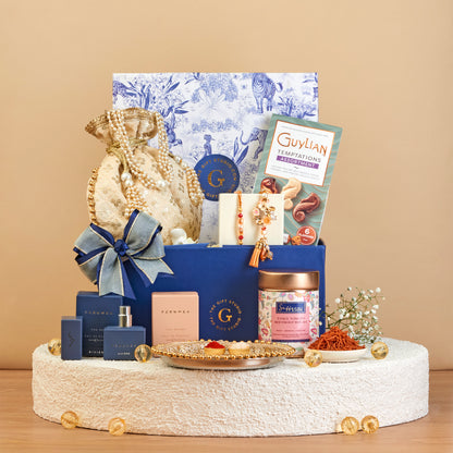 Aromatic Affection Bhaiya-Bhabhi Rakhi Hamper