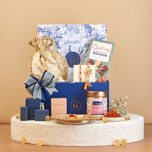 Aromatic Affection Bhaiya-Bhabhi Rakhi Hamper