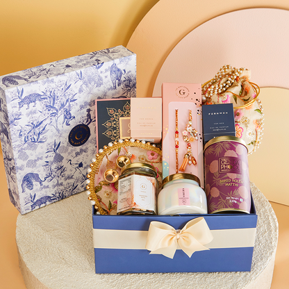 Aromatic Affection Bhaiya-Bhabhi Rakhi Hamper_The Gift Studio