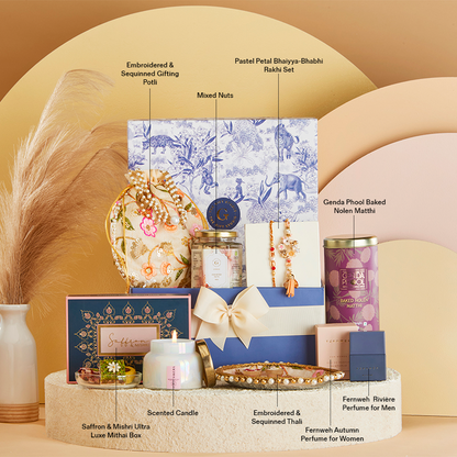 Aromatic Affection Bhaiya-Bhabhi Rakhi Hamper_The Gift Studio