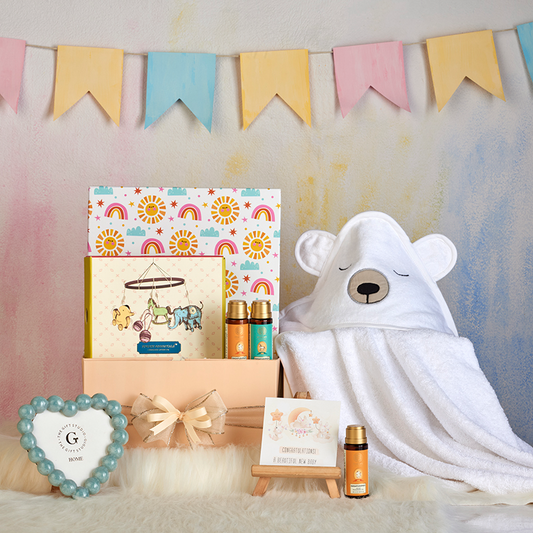 Baby Bath & Cuddle Hamper-The Gift Stduio