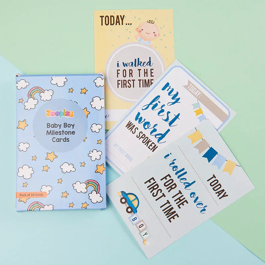 Baby boy Milestone Card-The Gift Stduio