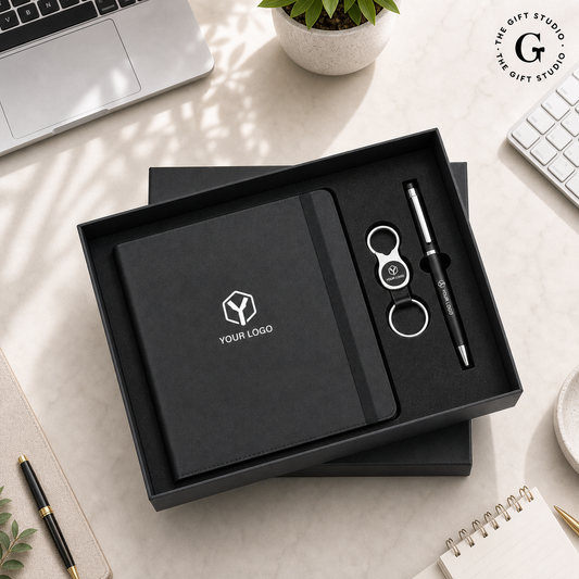 Black Essential Desk Trio