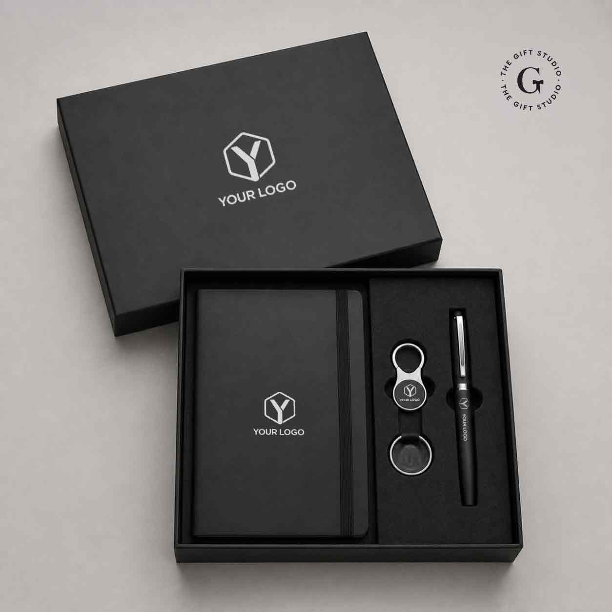 Black Essential Desk Trio